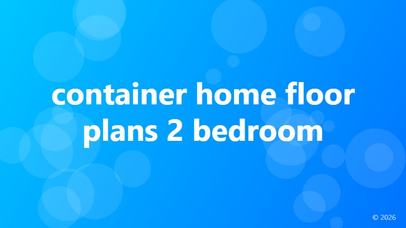 container home floor plans 2 bedroom