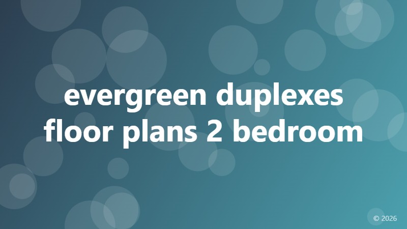 evergreen duplexes floor plans 2 bedroom