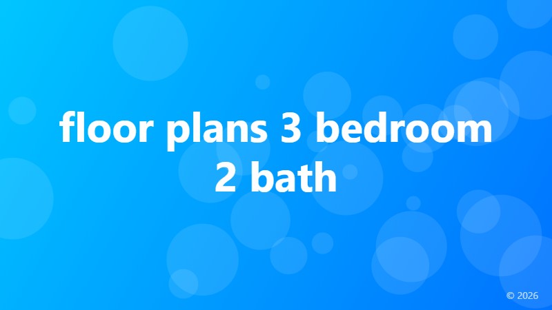 floor plans 3 bedroom 2 bath